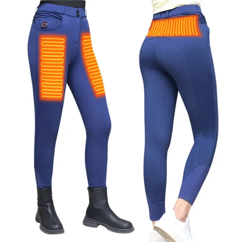 

Women's Horseback Circle Warm Equestrian Sports Breeches Silicone Leggings Heated Breeches