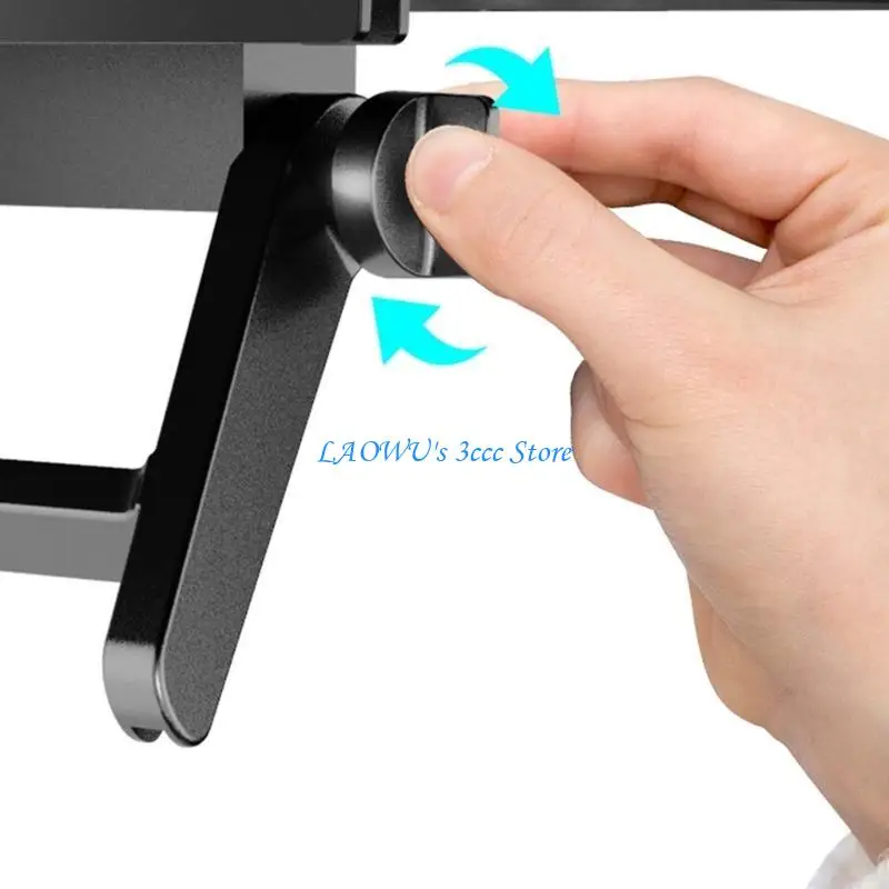 

Y8AD Screen Top Storage Shelfs Adjustable Monitors Storage Rack Computer Desktop Display Stand Routers Storage Rack