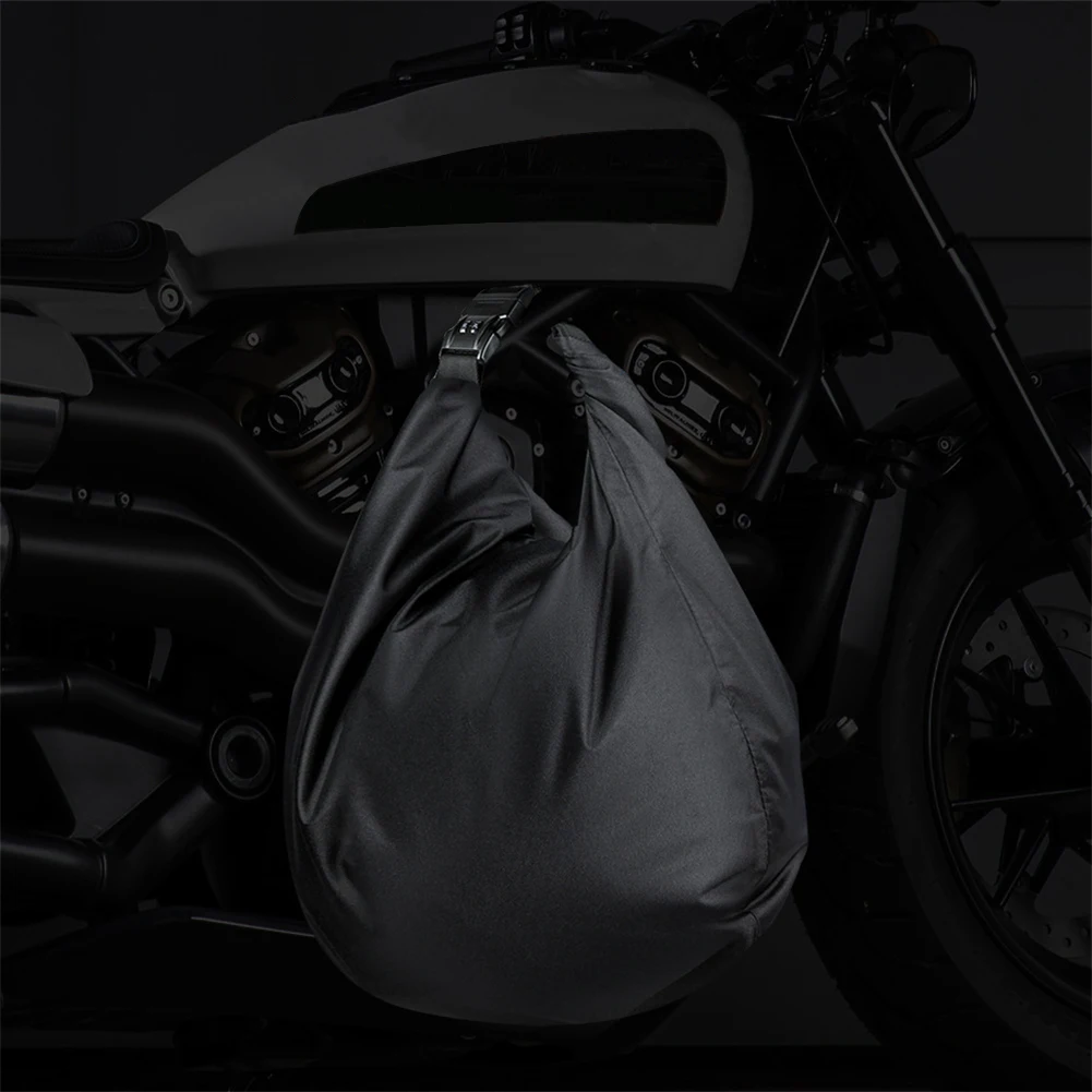 Motorcycle Helmet Bag Waterproof Foldable Lightweight Storage Carrying Pouch With Password For Travel Camping