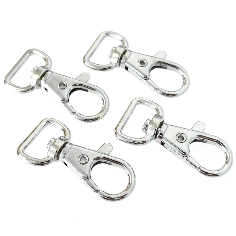 10 PCS Home Portable Small Tools Metal Lanyard Hook Swivel Snap for Lobster Clasp Clips Fashion Solid Color Accessoreis Supplies