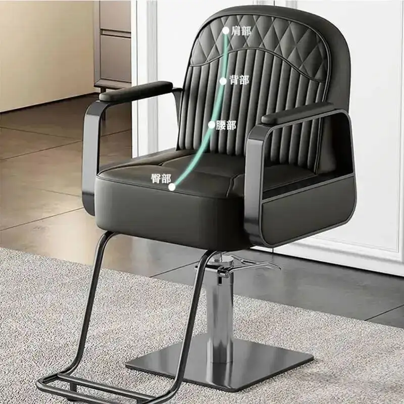 كراسي تصميم الحلاق إكسسوارات الحلاق المريحة كراسي صالون التجميل كرسي مصفف الشعر أثاث صالون Sillas De Barbero