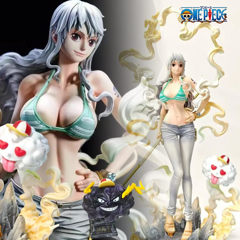 

Original Nika Nami One Piece Pvc Model Statue Swimsuit Sexy About 31cm Ornaments Collection Decora Toy Holiday Gifts