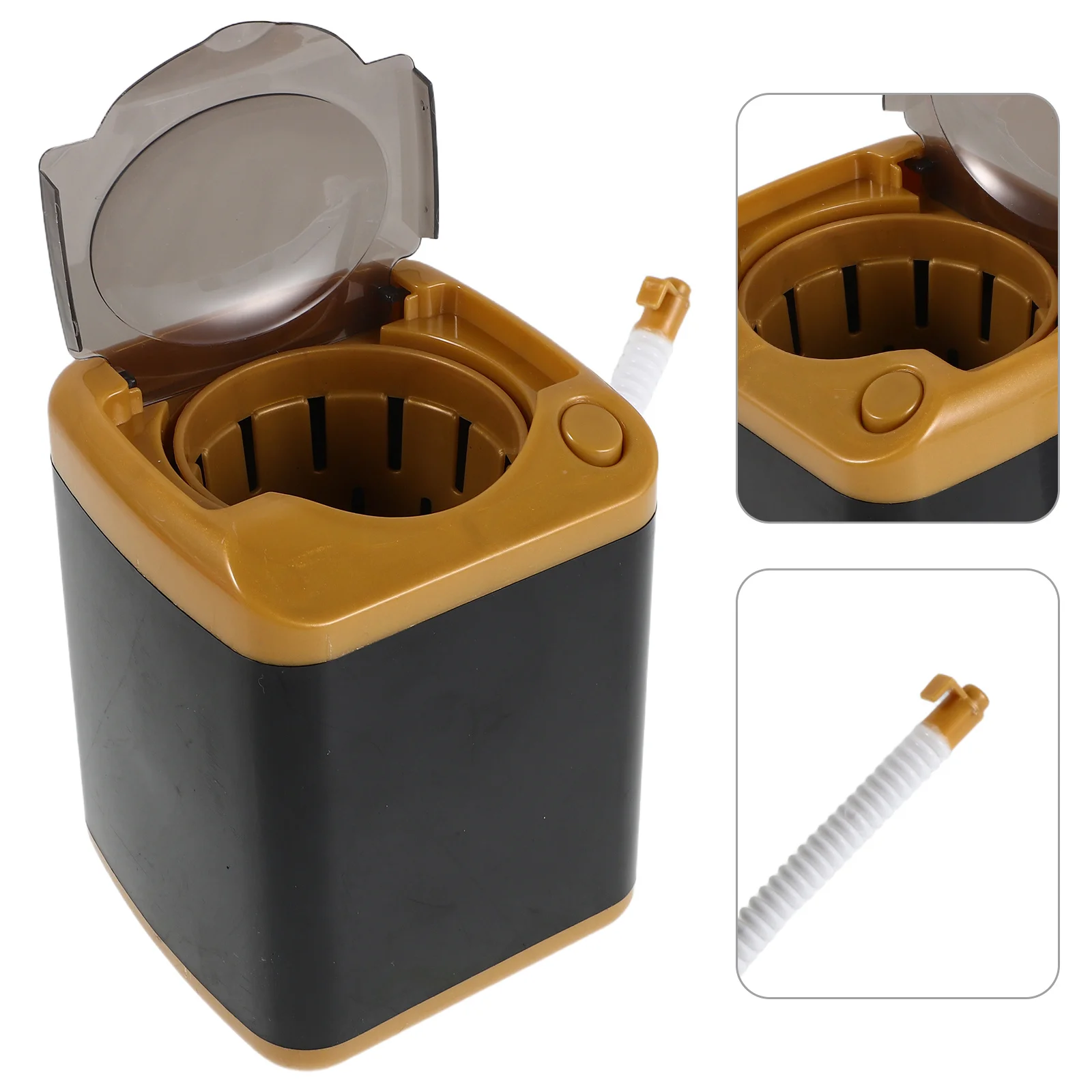 자동 미니 속눈썹 클리너 기계 1세트 (인조 속눈썹, 메이크업 스펀지 클리너, 휴대용 뷰티 도구, 속눈썹 세척용)