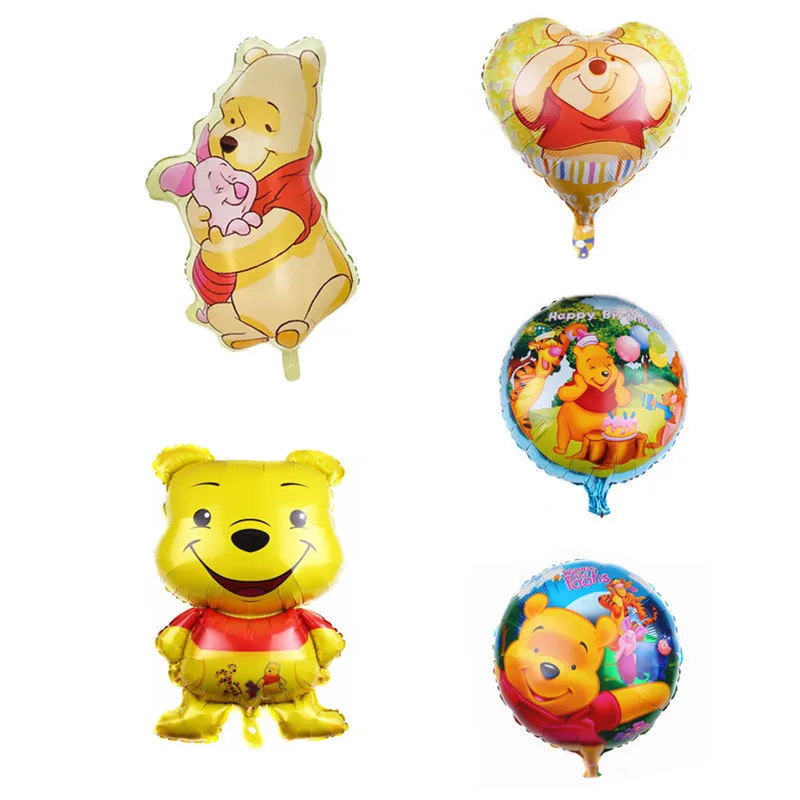 

Pooh Bear Foil Balloon Birthday Party Supplies Tigger Ballon Decoration Kids Faovr Gift Wedding Supply Home Garden Decor