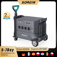 Sorein A2 power 2200W 2074Wh Portable Power Station 220V Power Bank 2074Wh Solar Power Generator LiFePO4 Outdoor Energy