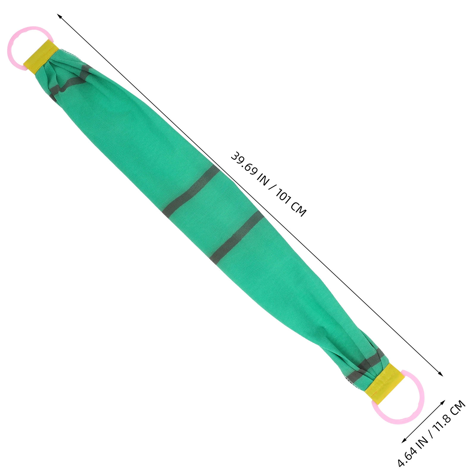 

2pcs Green Blue Bath Towel Back Scrubber Exfoliating Shower Body Cleansing Cloth Lightweight Foldable Dead Skin Removal