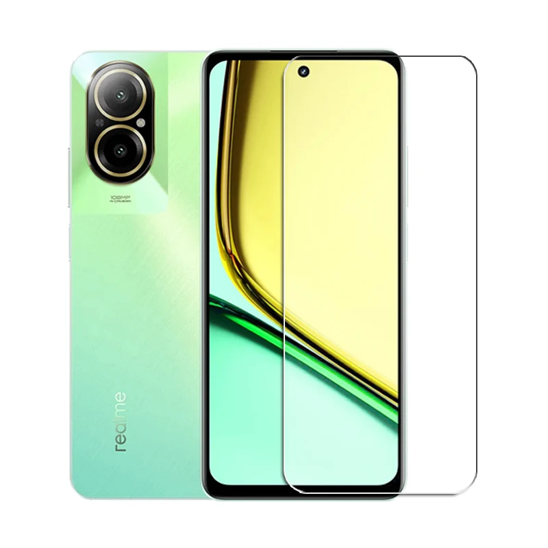 For Realme C67 Tempered Glass Realme C67 Glass Screen Protector HD Protective Phone Camera Lens Film For Realme C67