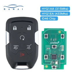 dahai car 315/433MHz HYQ1AA /HYQ1EA Smart Remote Key for Chevrolet Tahoe Silverado Suburban GMC Terrain Acadia YUKON XL Sierra