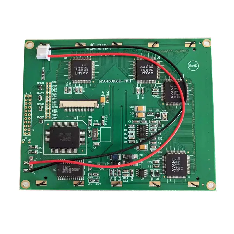 Imagem -02 - para Vishay Lcd160h128b-tmi-nzc 160128b Rev. e Nova Substituição da Tela Lcd