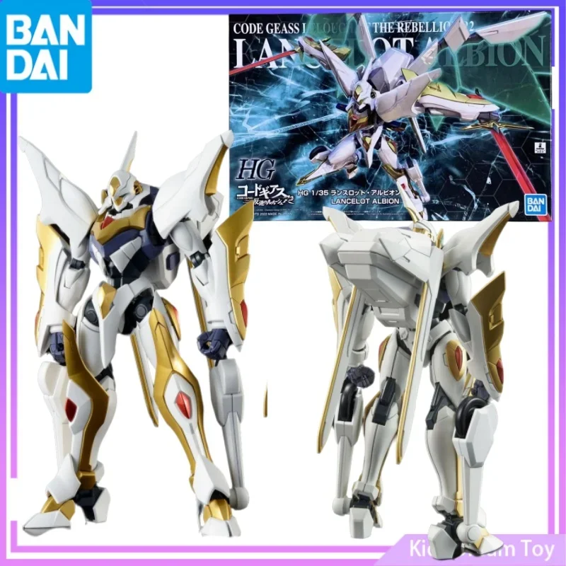 

Bandai in Stock Original HG 1/35 GUNDAM Anime Figures LANCELOT ALBION Action Figures Toys Collectible Model Gifts for Boys Girls