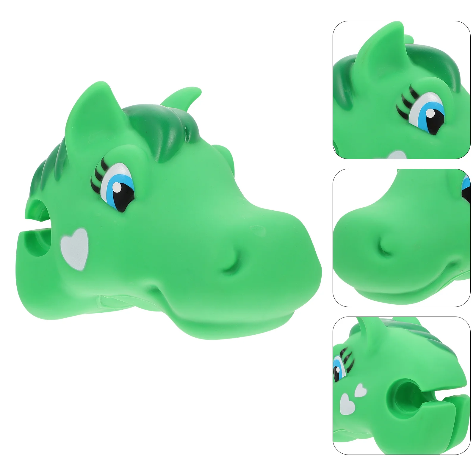 1Pcs Bicycle Handlebar Adornment Creative Silicone Horse Head Decoration Kids Bike Outdoor Activity Ornament Handlebar Adornment