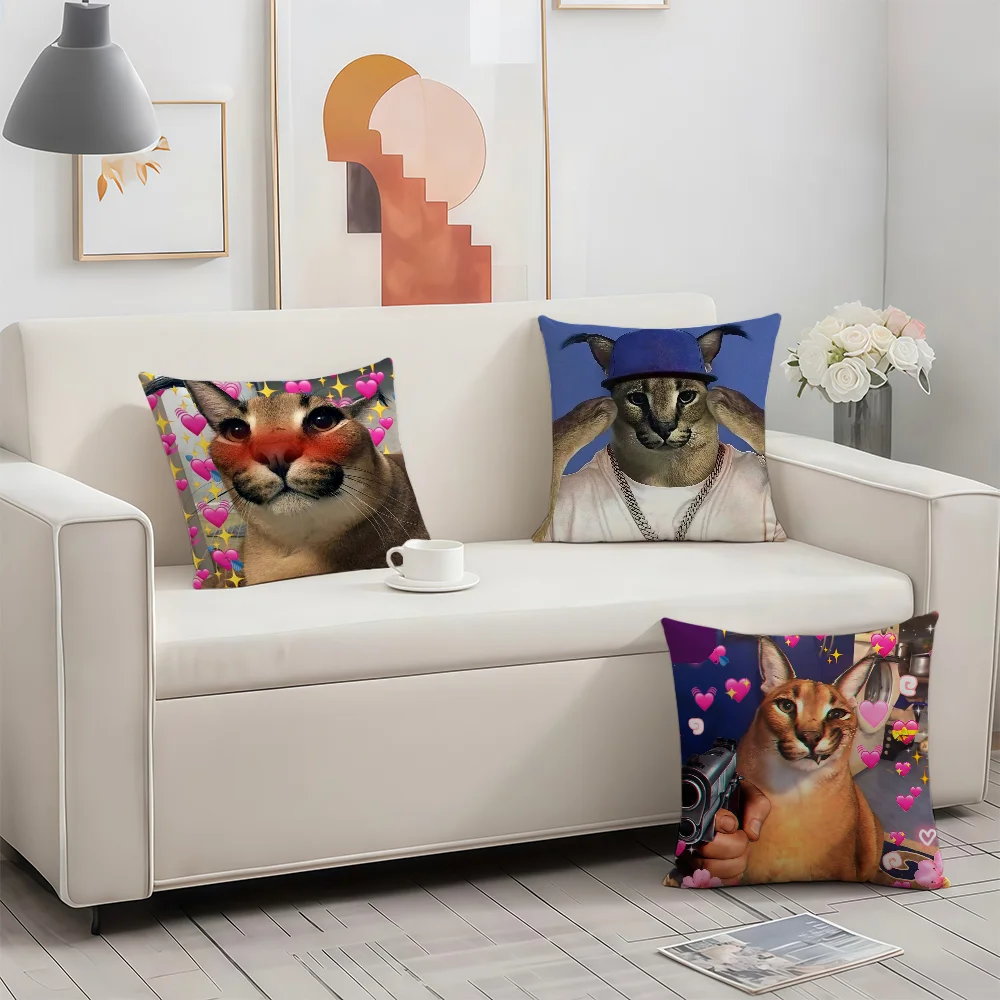 Abstract Funny Cat cushion cover Birthday Anniversary Gifts Double Sided Printed Zipper Cushion Cover Soft Skin Bedding