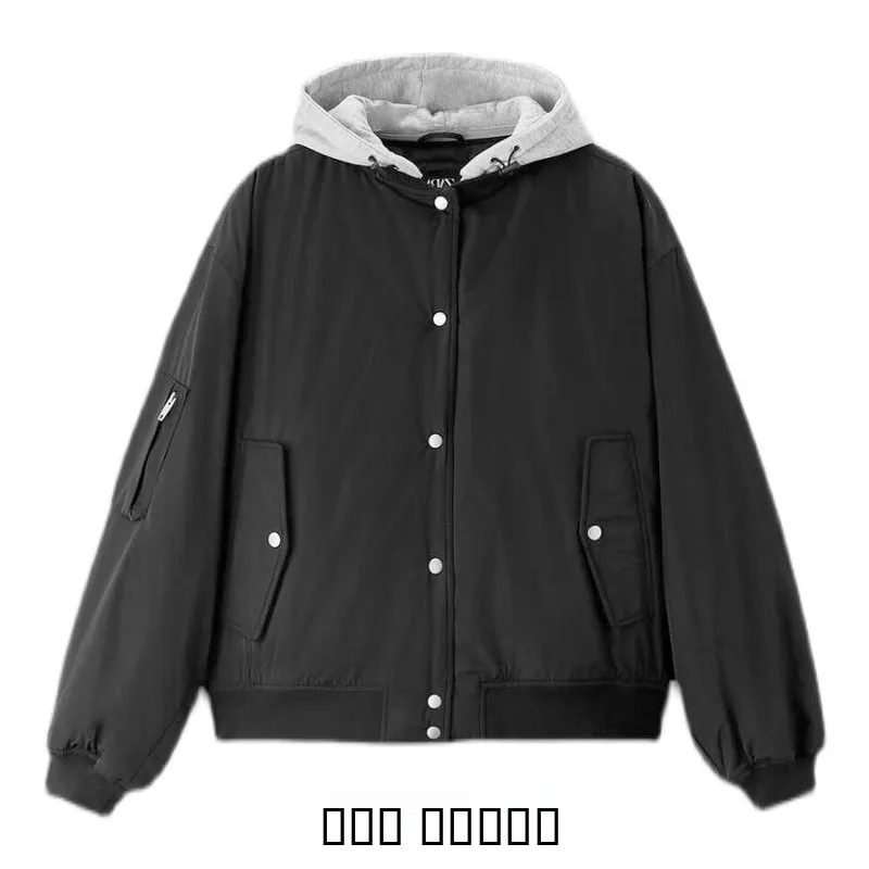 

Свободное хлопковое мужское джинто с капюшоном ex Pilot Sle Jaet, осенне-зимняя верхняя одежда, съемное длинное повседневное пальто Sve