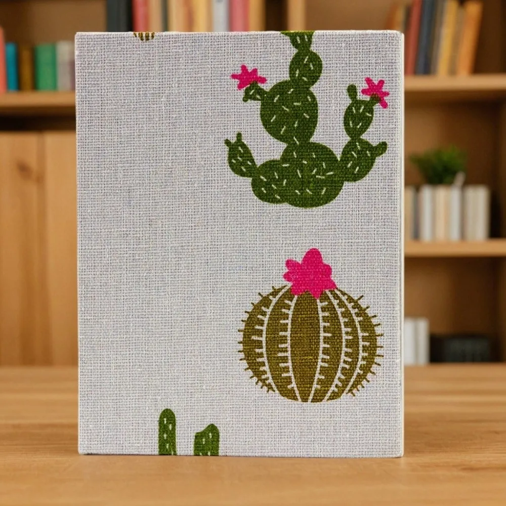New 100 Pockets Photo Album 4x6 Photos DIY Writable Small Scrapbook Album Linen Cover Slip-in Picture Albums Children Growth