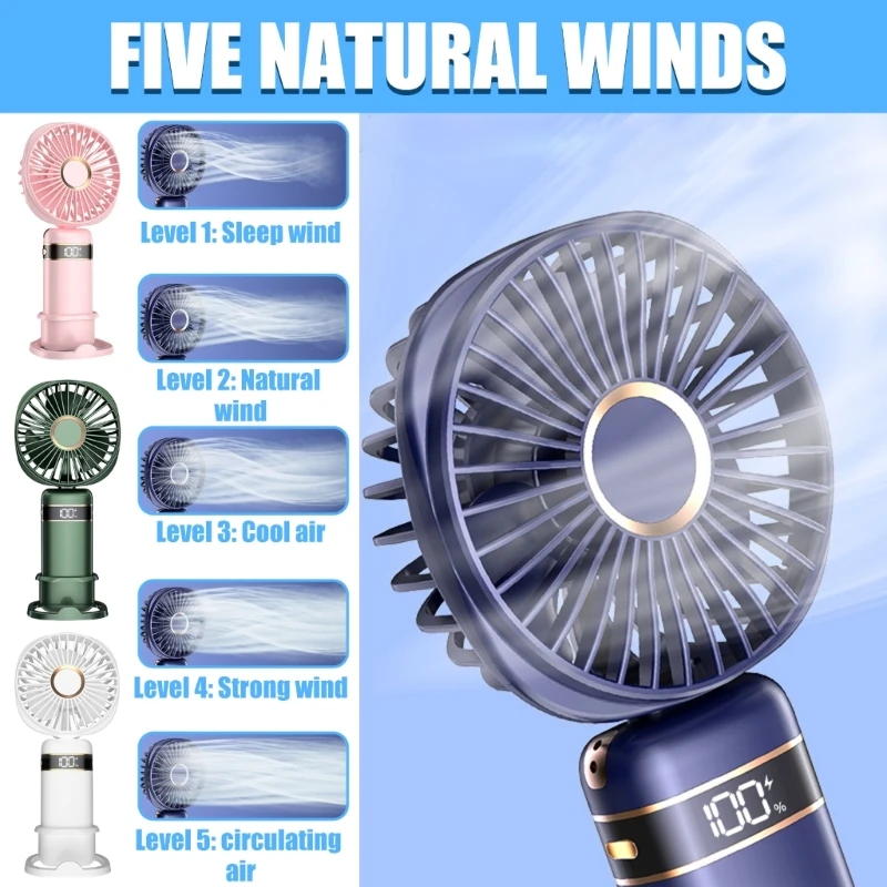 Ventilador ligero, ventilador refrigeración portátil fácil usar, adecuado para oficina libre