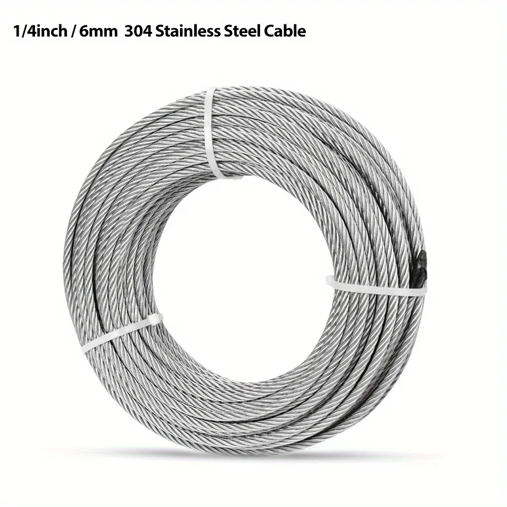 cabo-de-aco-inoxidavel-304-de-1-4-polegada-cabo-de-aeronave-7x19-fios-resistencia-a-rutura-de-6400lbs-para-luzes-de-corda-quintal-e-zipline