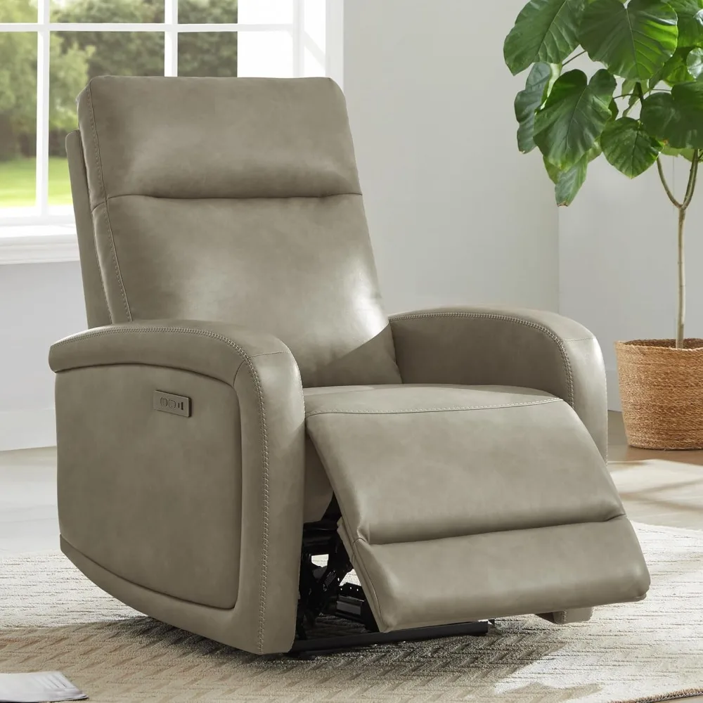 Power Recliner Chair, Zero Wall Hugger Recliners with Adjustable Headrest Type-C Charger, Christmas Gift for Parents