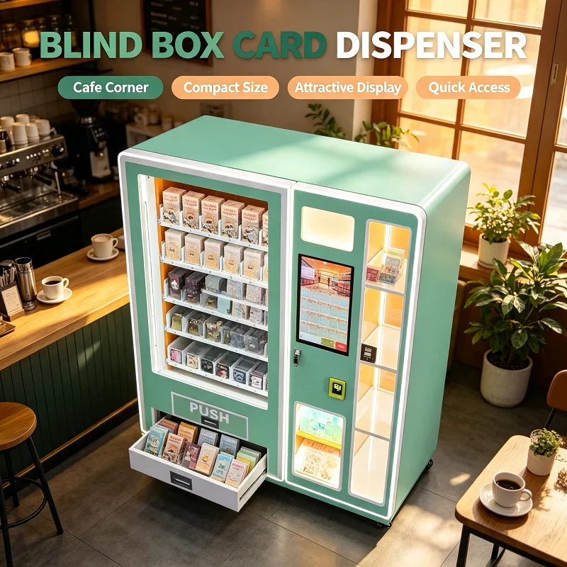 TCG Card Vending Machine Blind Box Retail Standalone Dispenser Arcade Playground Interactive Collectible Gift Toy for Children