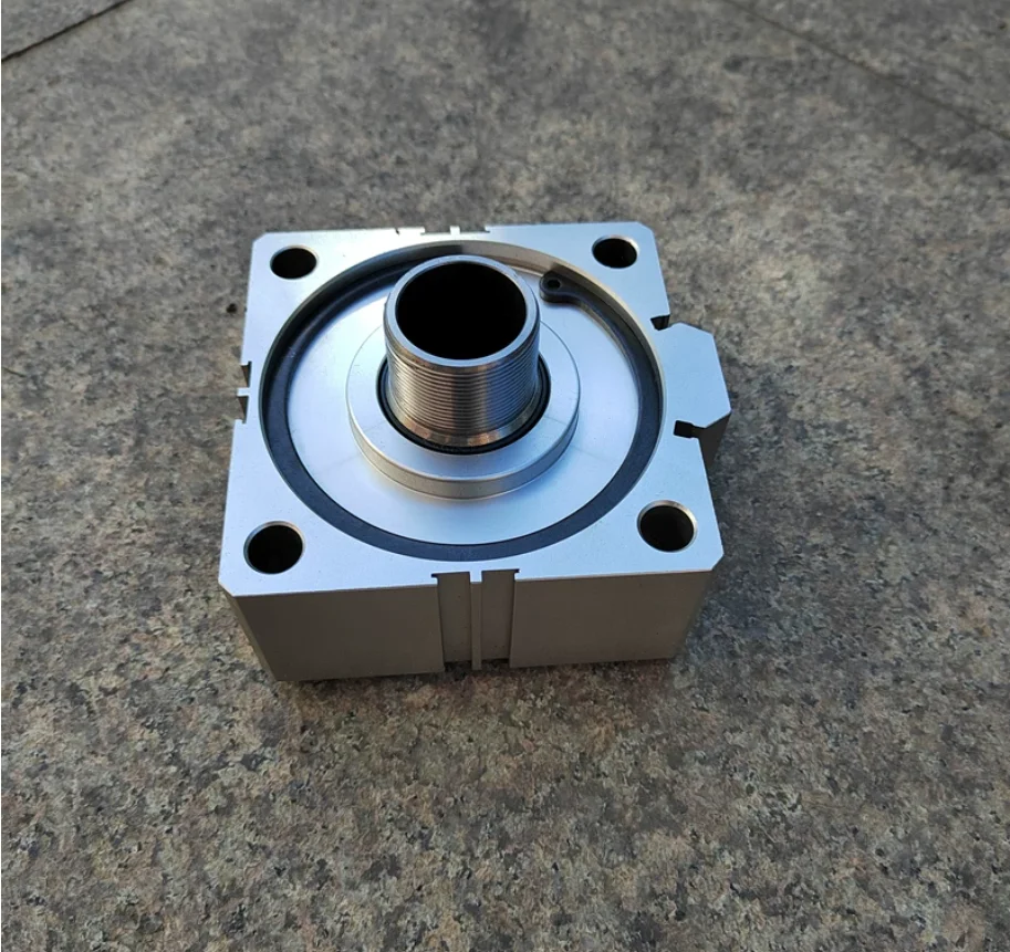 SD Series Compact Thin Cylinder 10mm Bore 5mm Stroke, High Force Pneumatic Actuator with Dual Thread Options