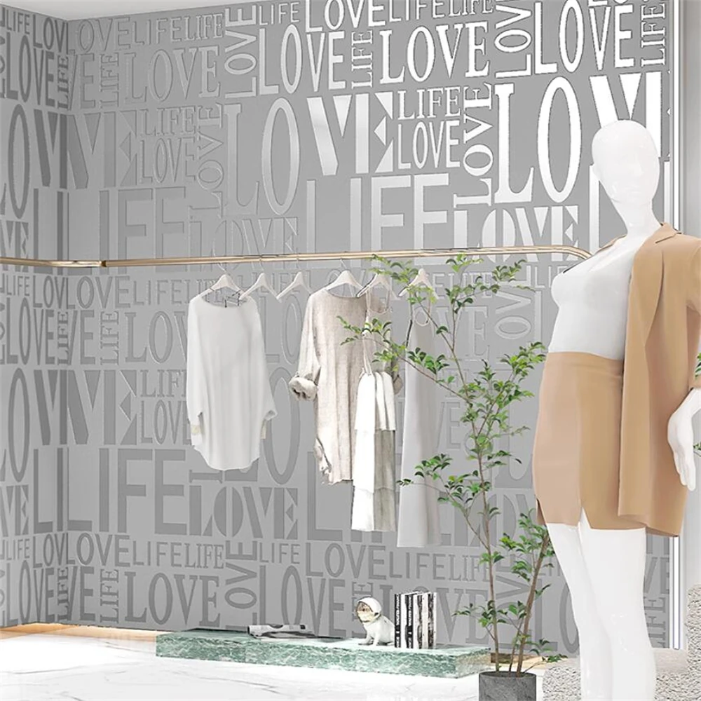 Beibehand-papel de parede metálico inglês, retrô, nostálgica, papel de parede 3d, quarto, sala de estar, mural de parede