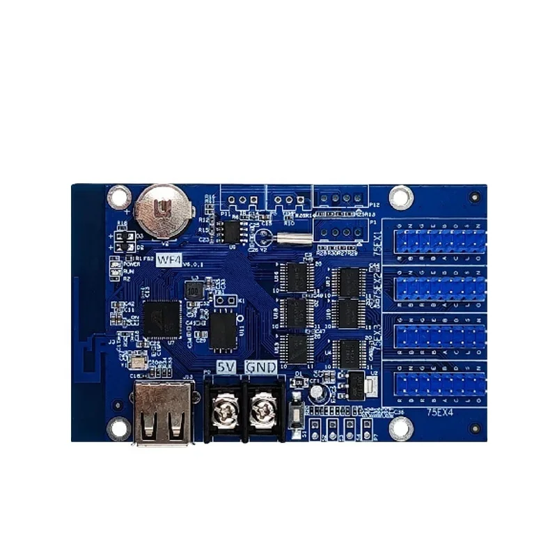 HUIDU-車の画面,wf4,wf1,wf2,wf4,ドア,店の看板,Lintel,wifi,u-disk用のカラーLED制御システム