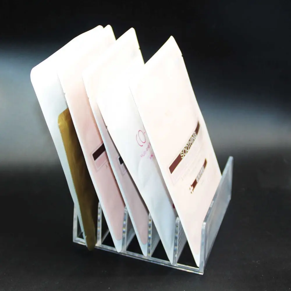 Vertical File Organizer Letter Holder File Sorter Desktop Organizer Transparent Acrylic Mail Organizer Tablets Smartphones