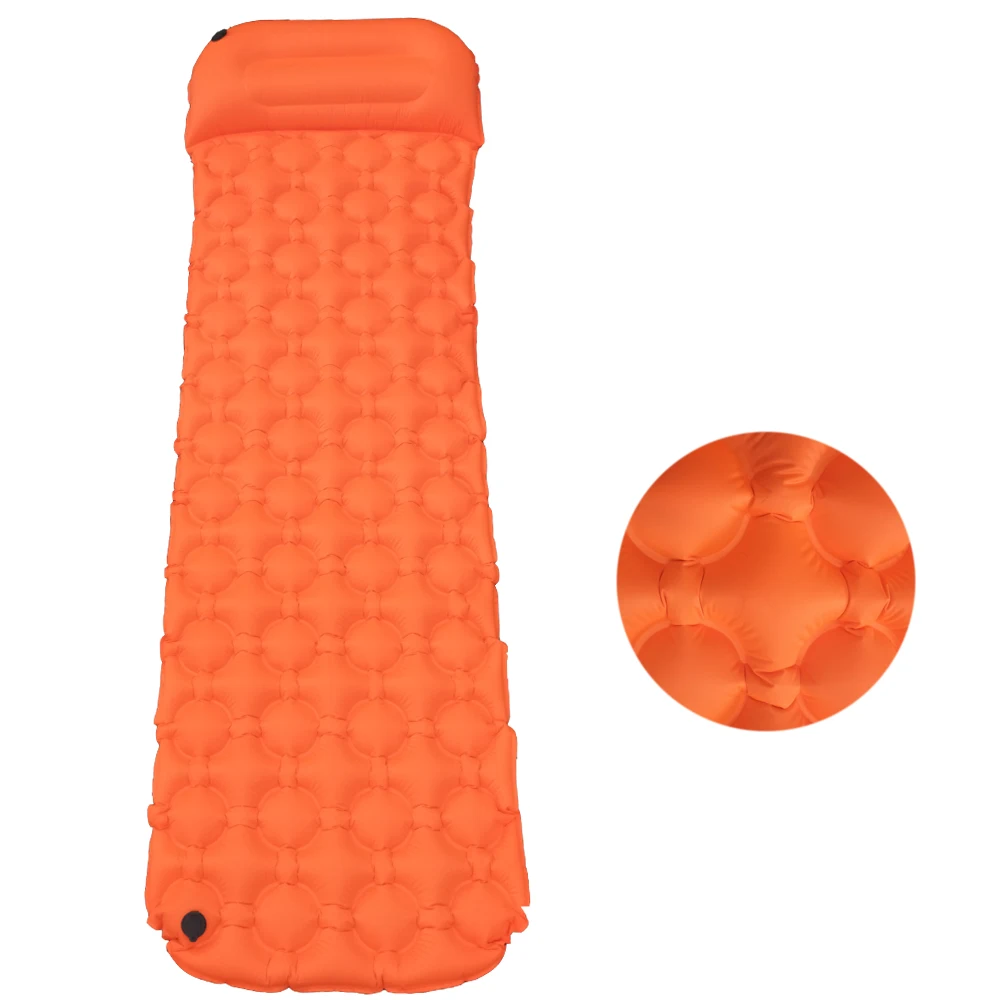 

Built-in Foot Pump Self-Inflating Waterproof Durable Sleeping Pad with Air Pillow for Camping Hiking Backpackingpromote sales