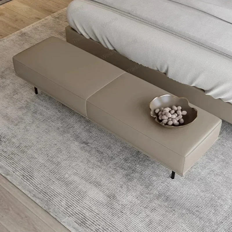 A European Bedroom Bench Minimalist Entryway Shoe Changing Stools Clothing Store Rest Long Bench Home Bedroom Dressing Room Benc