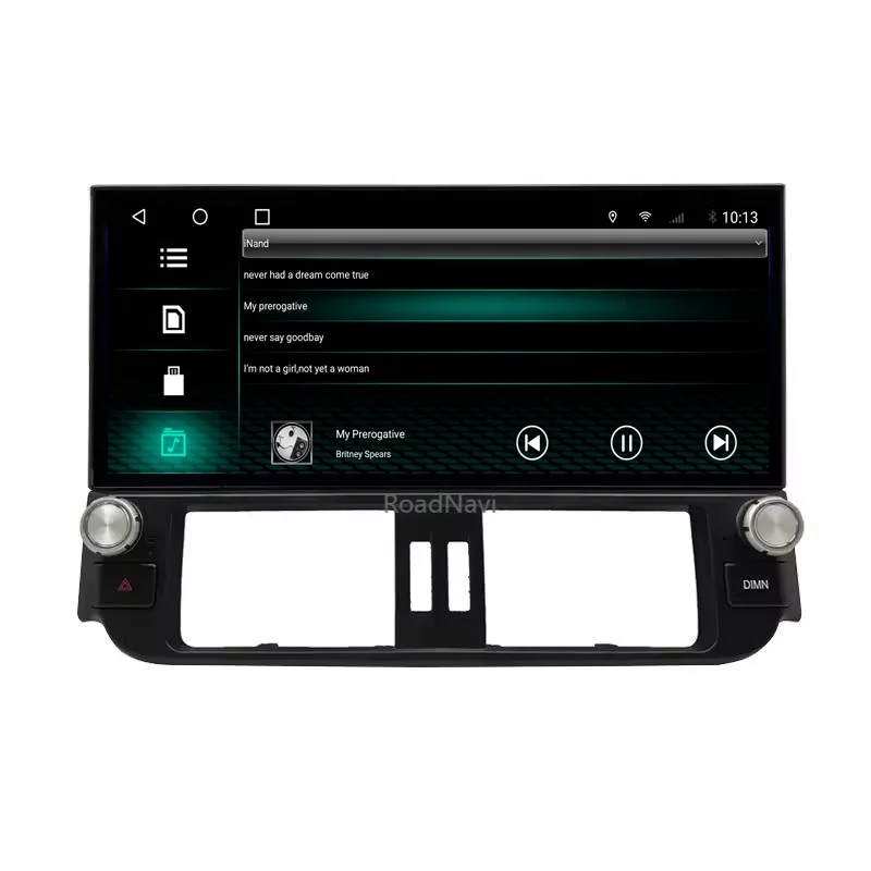 12.3" Custom Car DVD Player For Toyota Prado 2010-2013 Audio Radio Gps Navigation