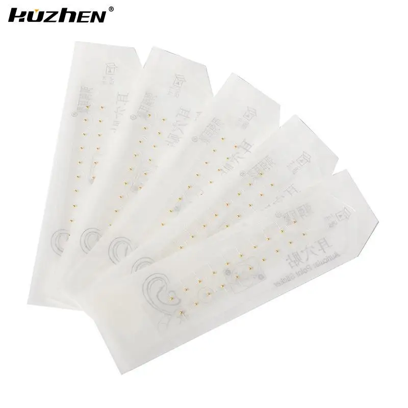 

100-600pcs Disposable Ear Care Seeds Acupuncture Auricular Ear Stickers Massage Therapy Needle Patch Auricular Auriculotherapy