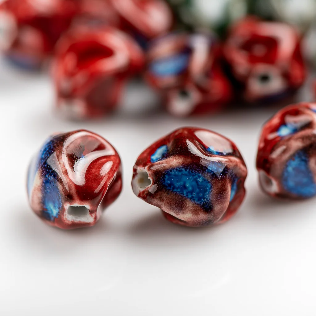 18 # 10 Uds. De cuentas de cerámica con forma especial, colgante de porcelana, pieza de joyería para collar y pulsera # XN084 creación de bisutería