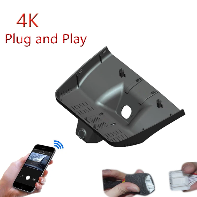 4K Plug And Play For Geely Yinhe XingJIAN 7 Starray EM-i 2025 2026 / Preface 2026 Russian Version Car Video Recorder Wifi DVR