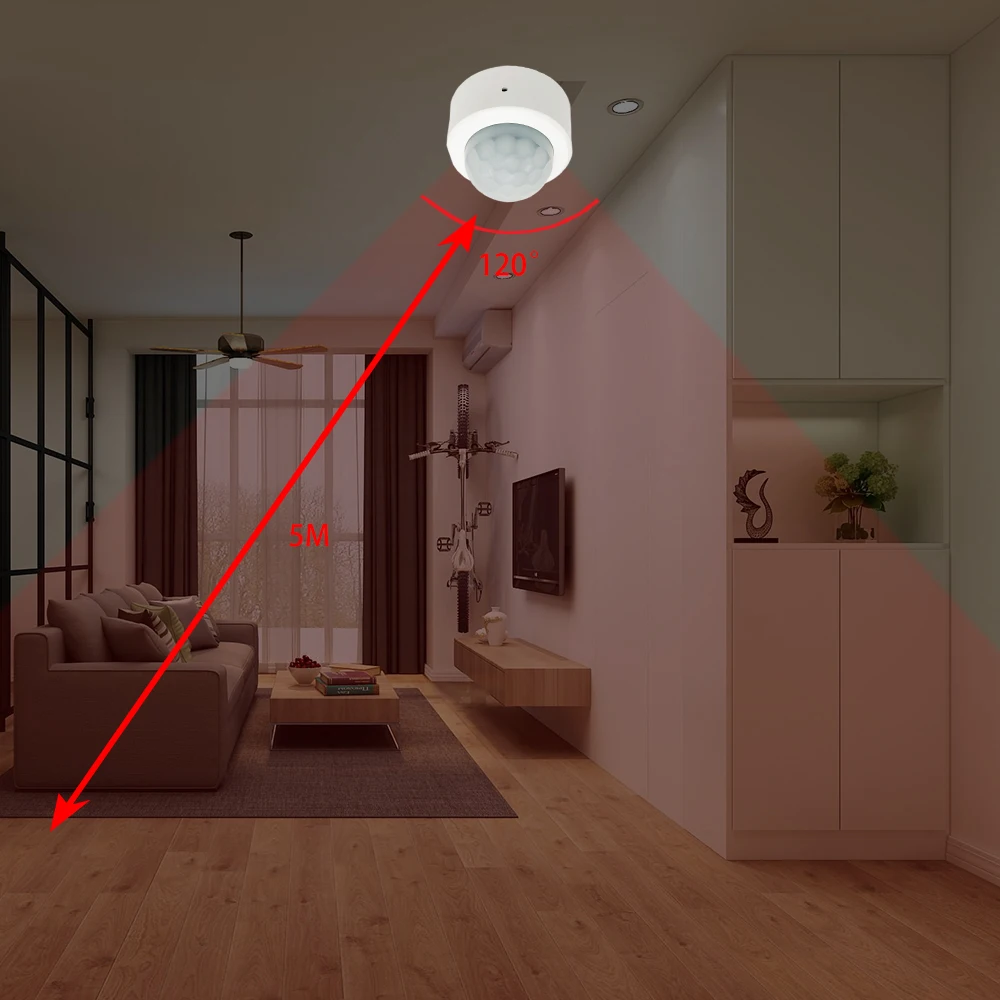ZigBee Motion Sensor PIR IR Automation Human Body Infrared Detector Wireless Security Mini Tuya Smart Life Home Alexa Compatible image 5