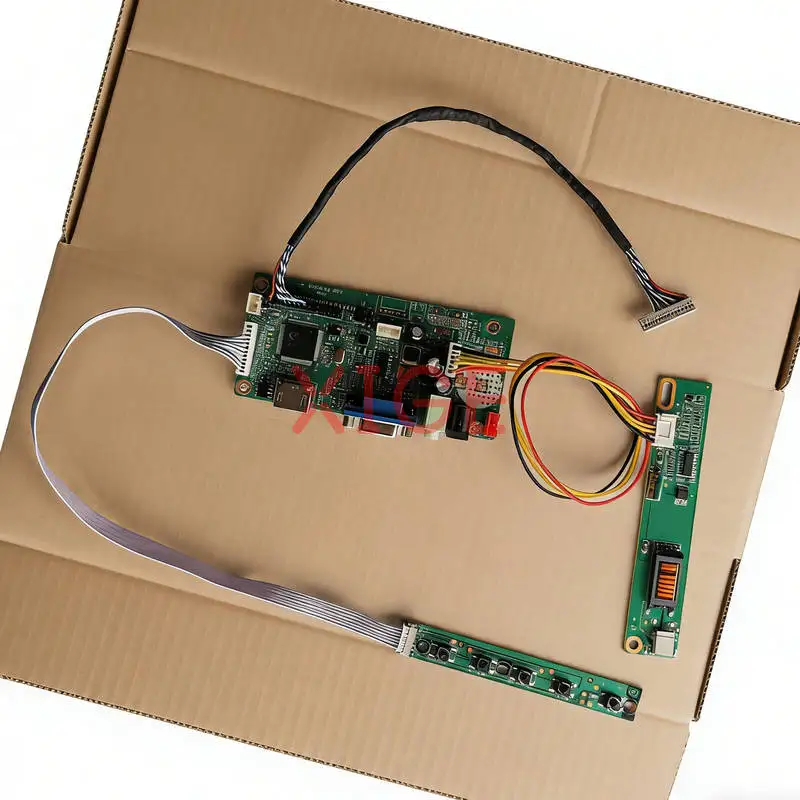

LCD Screen Drive Controller Board Fit LTN133AT08 N133I1 LTN133AT07 N133I7 1280x800 VGA+HDMI 1-CCFL 20 Pins LVDS 1280*800 DIY Kit
