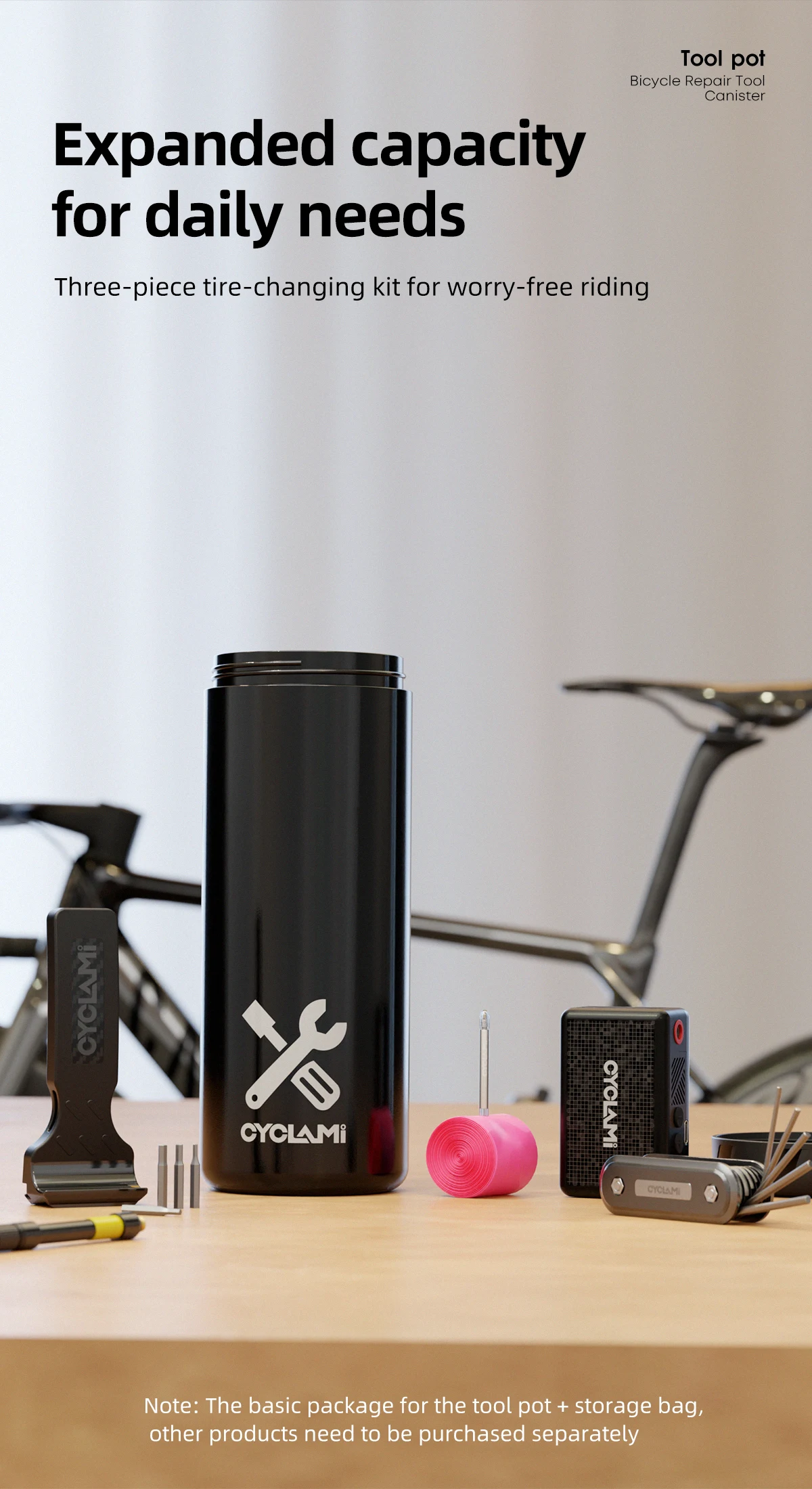 CYCLAMI Tragbare Radfahren Werkzeug Box MTB Road Fahrrad Kapsel Boxen Tragen Flasche Käfig Lagerung Reparatur Tool Kit Fahrrad Rahmen Ausrüstung – Detail 4