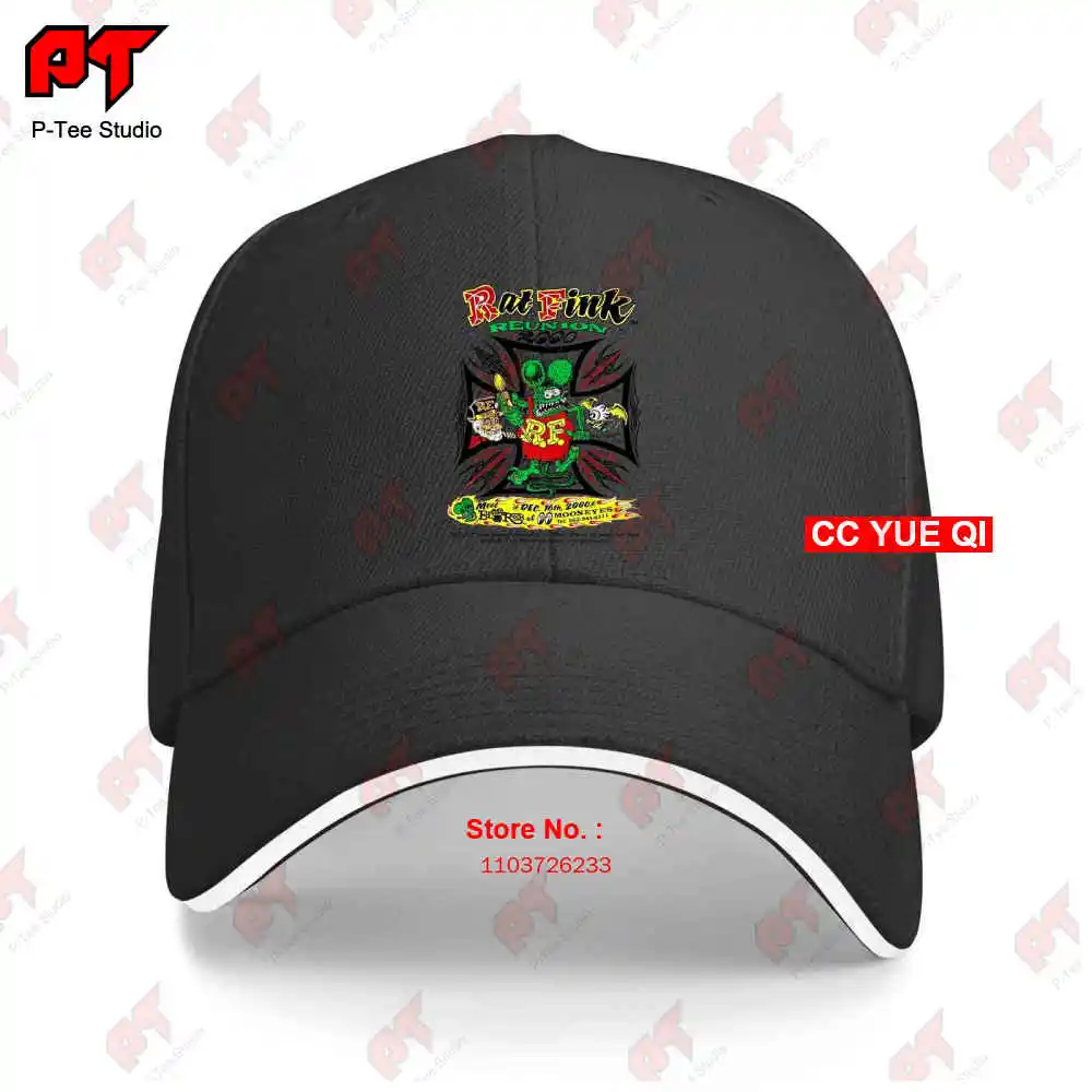 Rat Fink Reunion 2000 Autographed By Ed Roth Baseball Caps Truck Cap WNKA