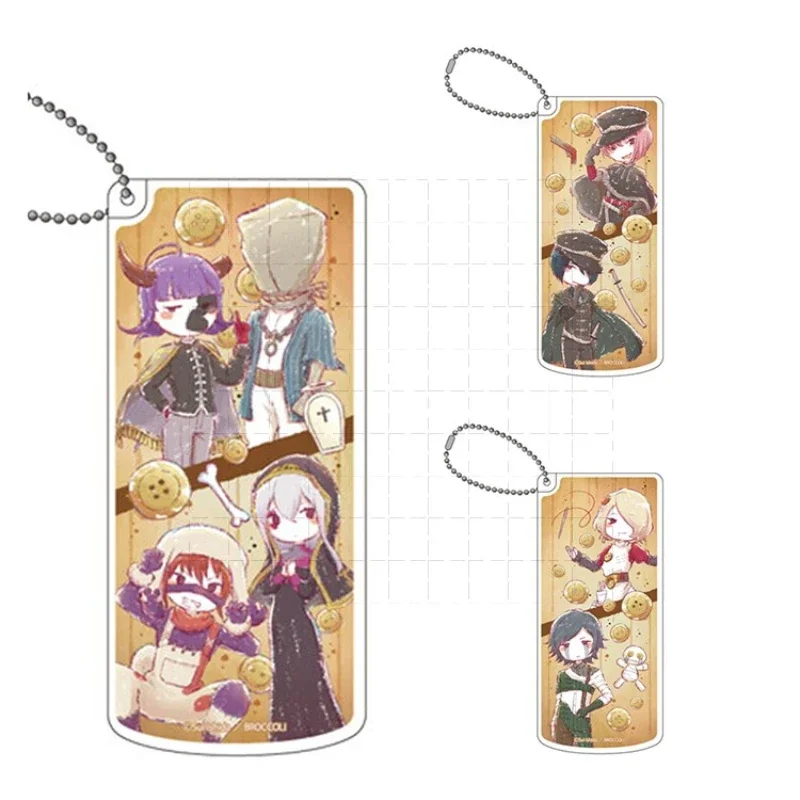 

Game Takashina Sarafumi Neji Kokuto Shirota Mitsuki Tachibana Keychain Doll Anime Acrylic Keyring Pendant for Gift