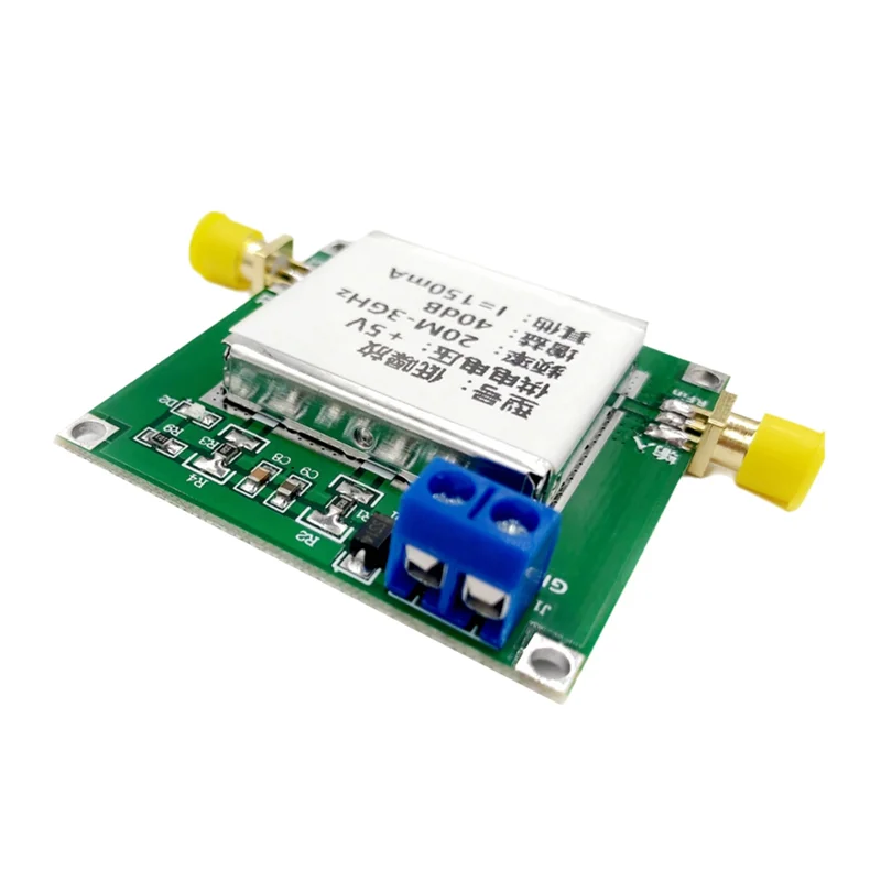 【FAST-SALE】RF Low Noise Amplifier 20M-3Ghz 40DB 5V High Flatness Noise Coefficient Figure Module 1.3Db