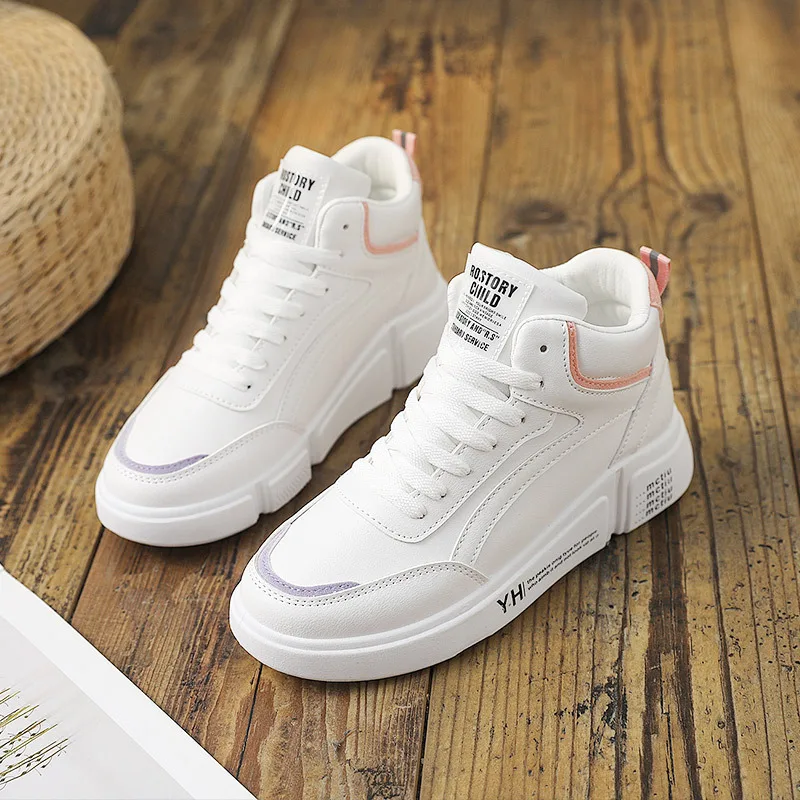 

White Sneakers Women Casual Sports Running Shoes Ladies Fashion Trainers Tennis Female Platform Vulcanized Shoes Woman Footwear