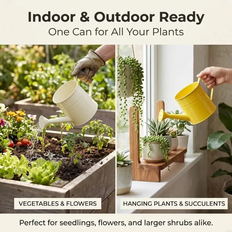 Long Spout Watering Can Household Flower Watering Kettle, Green Plant Watering Kettle, Suitable for Plant and Outdoor Use 
