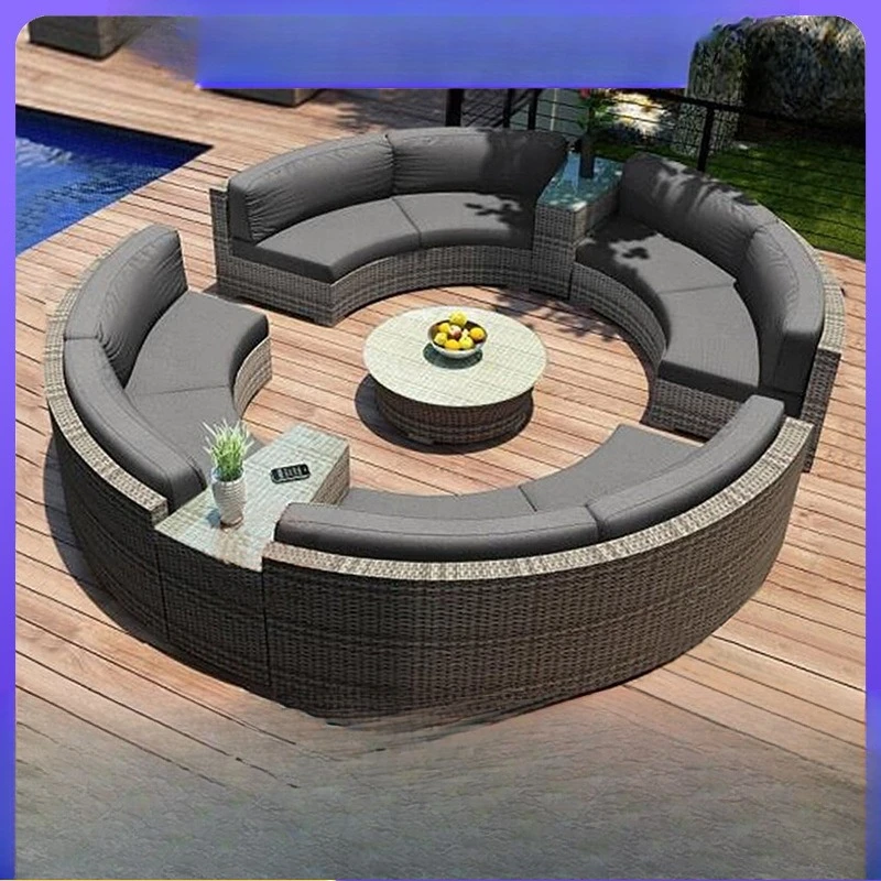 

Compact Versatile Customizable outdoor sofa