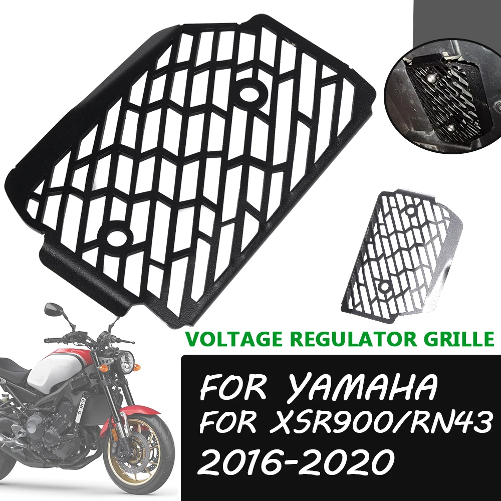 Motorcycle Accessories Voltage Regulator Rectifier Grille Guard Cover For Yamaha XSR900 XSR 900 RN43 2016 2017 2018 2019 2020