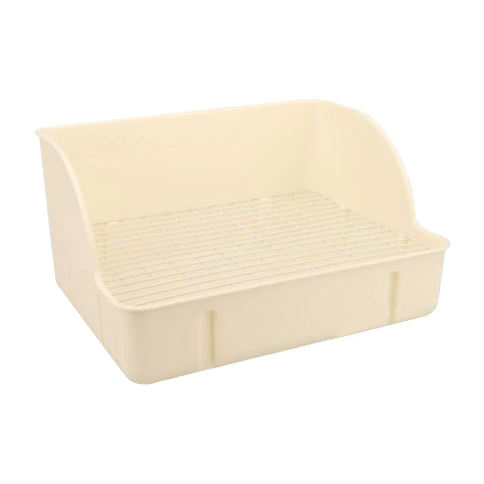 Rabbit Litter Box for Cage Bedpan Small Animals Litter Tray Potty Trainer for Guinea Pigs Bunny Chinchillas Ferrets Rats