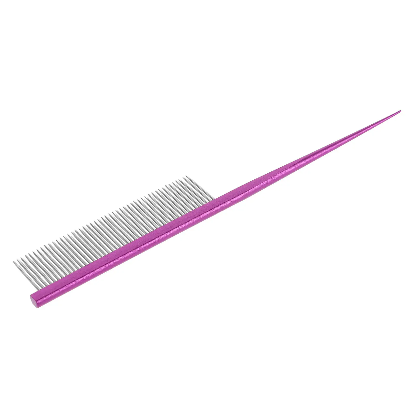 Pet Rat Tail Grooming Comb Steel Multifunctional Tool for Cats Dogs Shedding Knot Removal Matting Dog Comb Pet Steel Combs