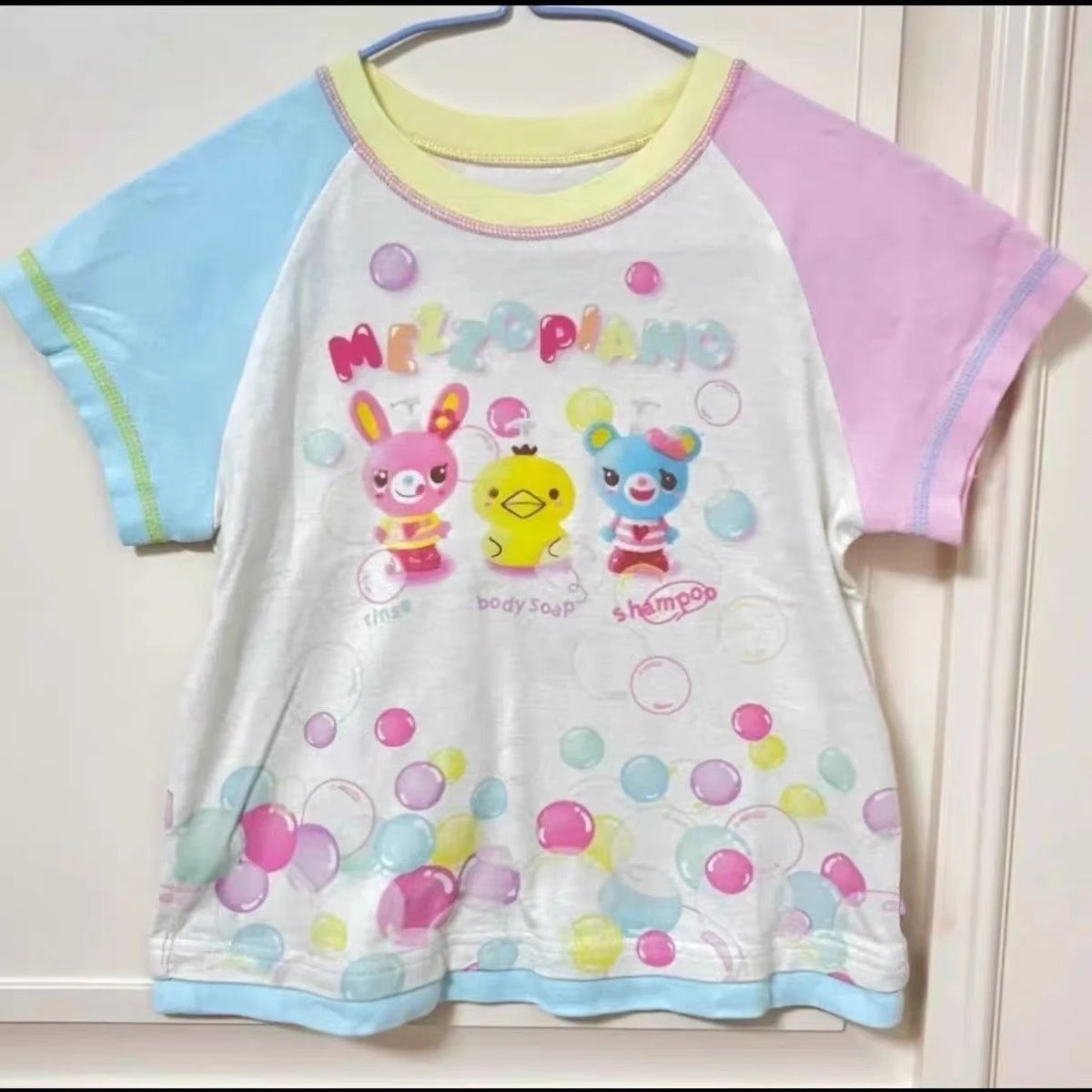 Vintage Japanese Cute Animal Graphic T Shirt Lace Mini Skirt Suit Teen Girls Y2k Daily Wear Outfits view 3
