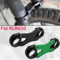 Motorcycle Front Fork Brace Bracket For Kawasaki KLR650 KLR 650 2008-2023 2022 2021 2020 2019 Fork Stabilizer Balance Shock