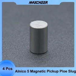 4pcs 9.5x15mm Magnetized Alnico 5 Electric Bass Pickup Polepiece Slug Pole Slug /Pickup Magnet Slug Rods