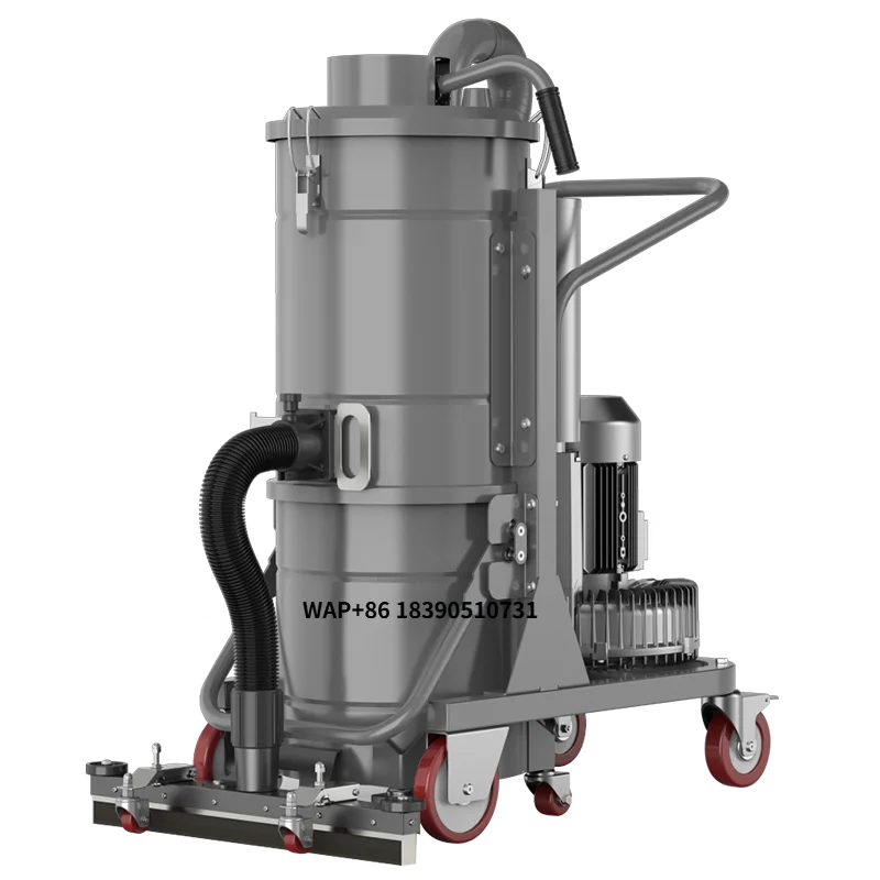 3000 واط قوة 100L كفاءة التنظيف مكنسة كهربائية صناعية الحطام ومعدات تنظيف الغبار 380 فولت مكنسة كهربائية صناعية
