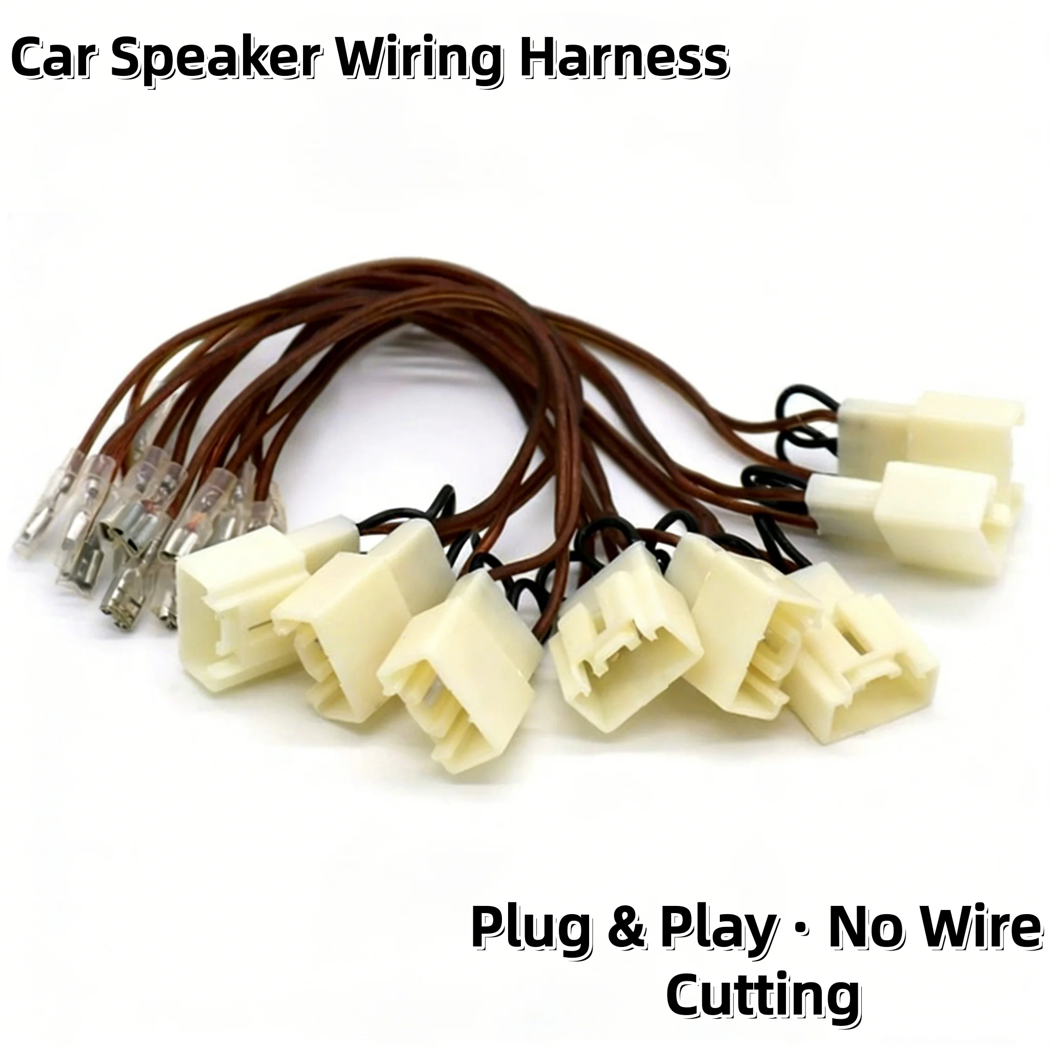 Vehicle-Specific Speaker Wiring Harness – No-Cut Installation for Honda / Volkswagen / Toyota