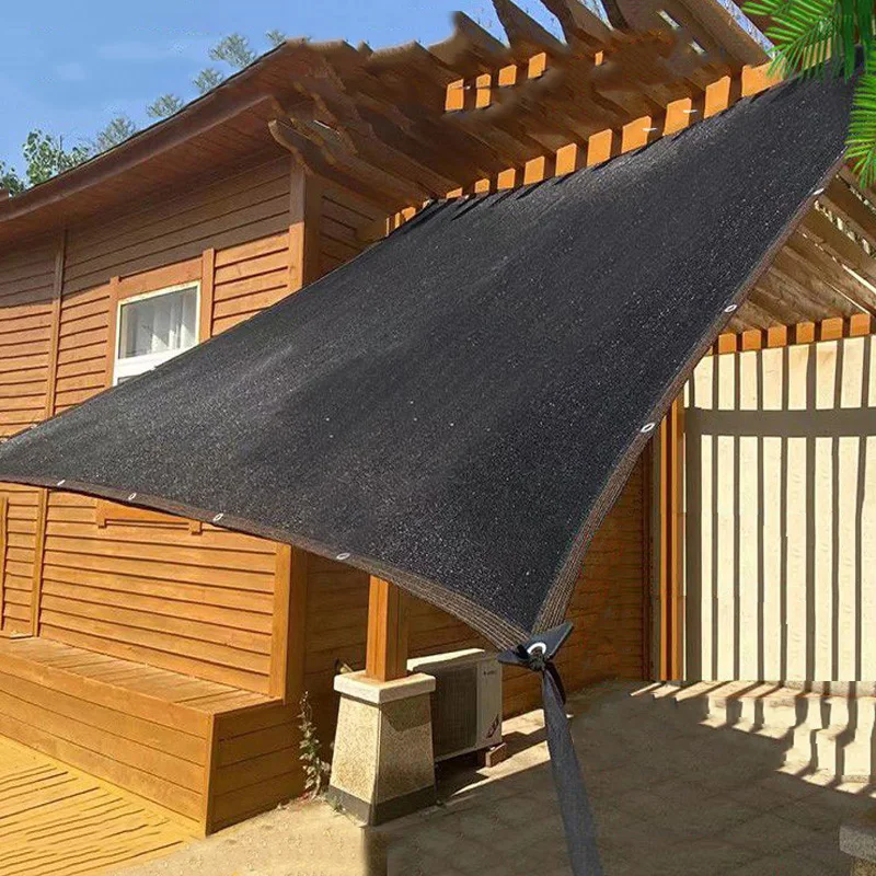 Sunshade Net Anti-ultraviolet Awning Plant Cover Net for Outdoor Garden Courtyard Swimming Pool Balcony Shade Cloth